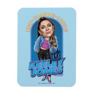 Magnet Flexible Ted Lasso   Keeley Jones Bobblehead