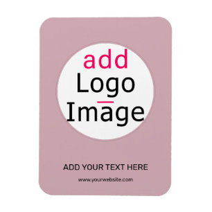 Magnet Flexible Teinte rose poudré personnalisable moderne profess