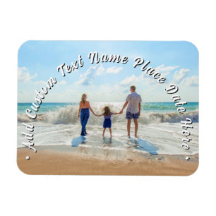 Magnet Flexible Téléchargez votre photo Cadeau d'aimant Ajouter Te