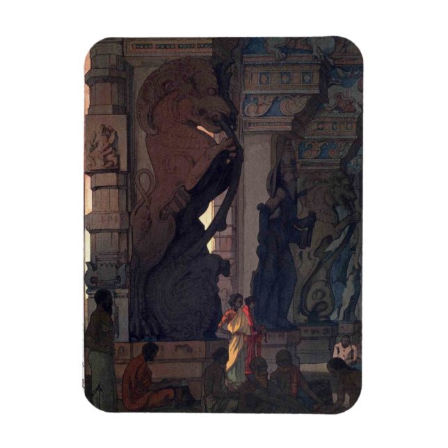 Magnet Flexible Temple Meenakshi à Madurai, Hiroshi Yoshida (Vertical)