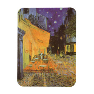 Magnet Flexible Terrasse de café la nuit de Vincent van Gogh