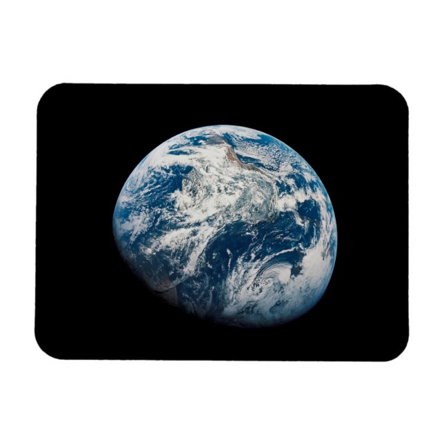 Magnet Flexible Terre Tirée De L'Aollo 8 Spacecraft. (Horizontal)