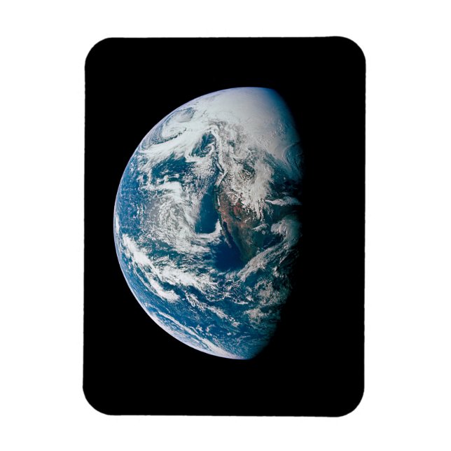 Magnet Flexible Terre Tirée De L'Appareil Spacecraft Apollo 13. (Vertical)