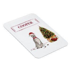 Magnet Flexible Terrier américain Staffordshire Noël Chien Drôle