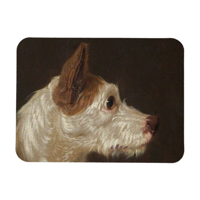 Magnet Flexible Terrier Dog's Head (par James Ward) (Horizontal)
