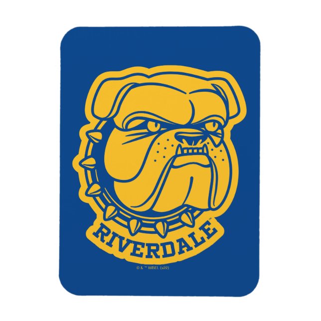Magnet Flexible Tête de Riverdale Bulldog (Vertical)