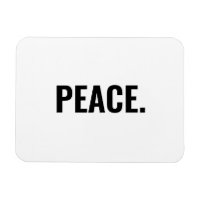 Texte blanc et noir minimaliste anti-guerre