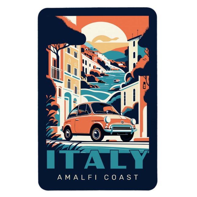 Magnet Flexible Texte personnalisé Italie (Vertical)