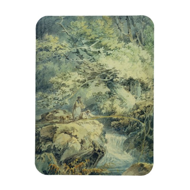 Magnet Flexible The Angler, 1794 (avec du graphite sur papier) (Vertical)