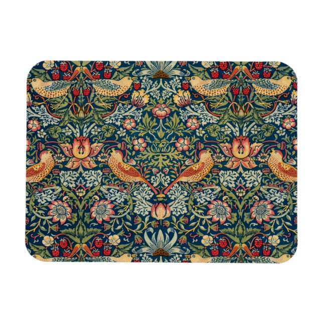 Magnet Flexible Thief de fraises par William Morris (Horizontal)