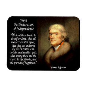 Magnet Flexible Thomas Jefferson - Déclaration d'indépendance