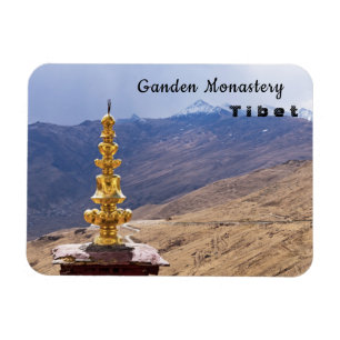 Magnet Flexible Tibet - Monastère bouddhiste de Ganden