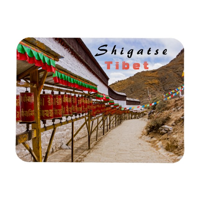 Magnet Flexible Tibet, Shigatse - Monastère de Tashilumpo (Horizontal)