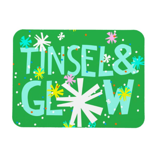 Magnet Flexible Tinsel & Glow (Horizontal)
