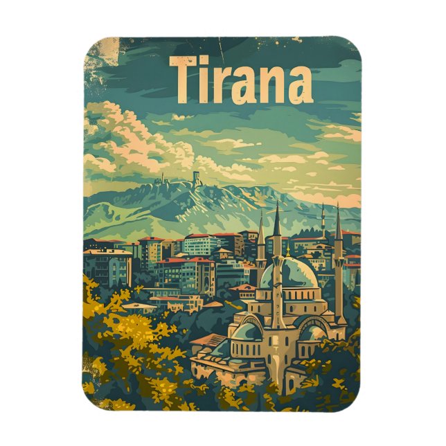 Magnet Flexible Tirana Vintage (Vertical)