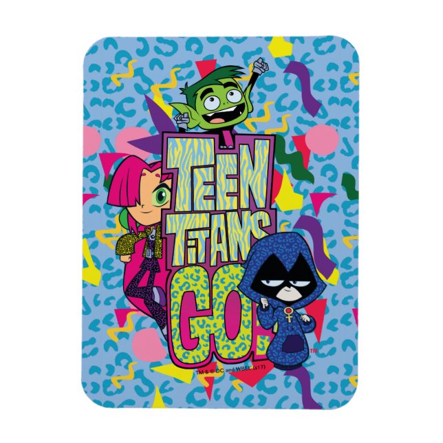 Magnet Flexible Titans Ados, partez ! | Logo Poster de animal "Fil (Vertical)