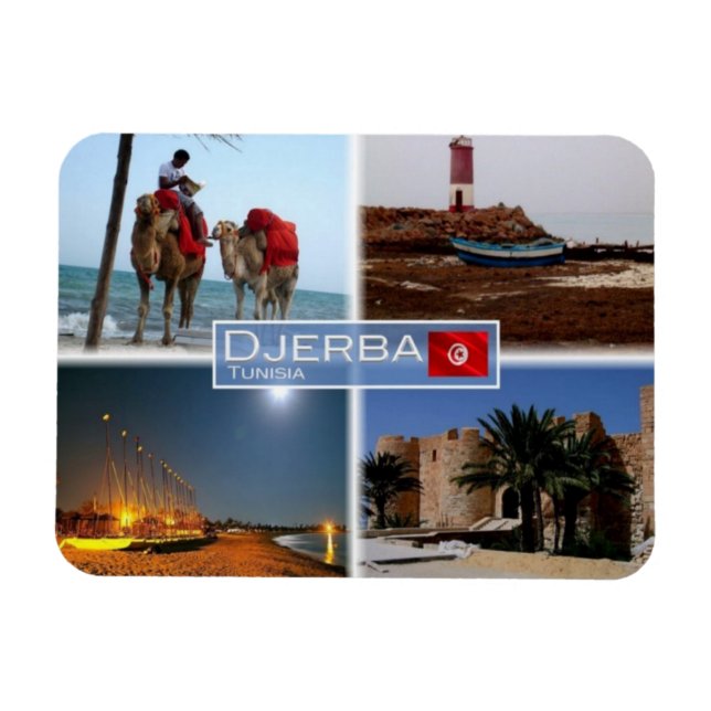 Magnet Flexible TN Tunisie - Djerba - (Horizontal)