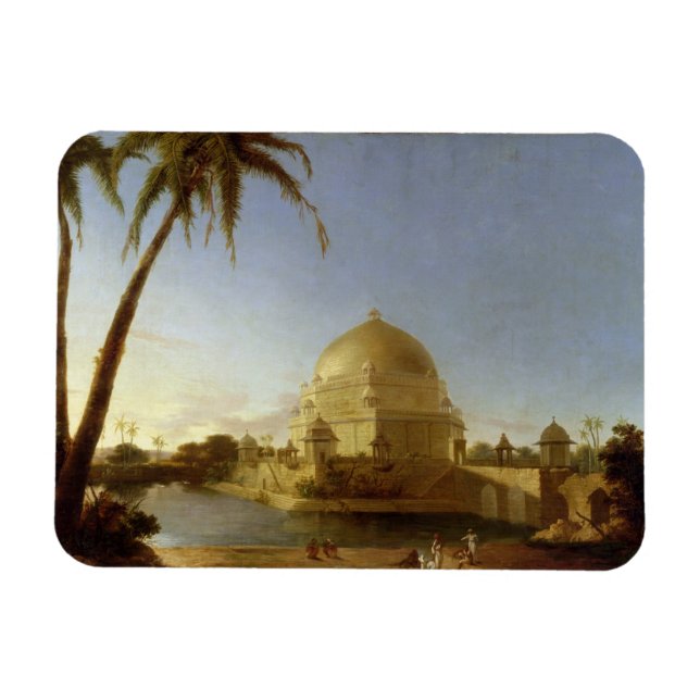 Magnet Flexible Tombeau de Sher Shah, Sasaram, Bihar, c.1790 (huil (Horizontal)