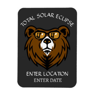 Magnet Flexible Total Solaire Eclipse Custom Espagne 2026
