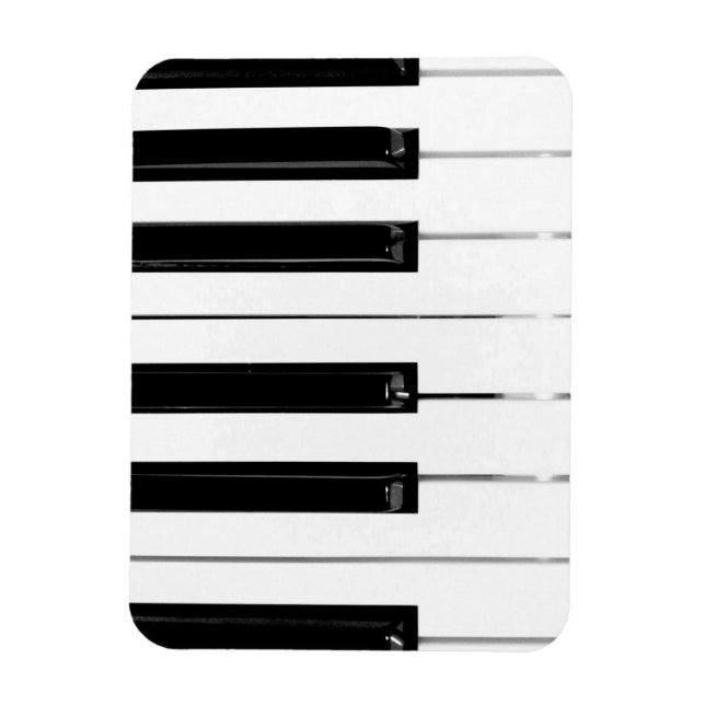 Magnet Flexible Touches de clavier de piano (Vertical)
