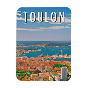 Magnet Flexible Toulon Photo Vintage