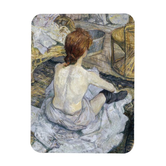 Magnet Flexible Toulouse-Lautrec - Rousse / Toilettes (Vertical)