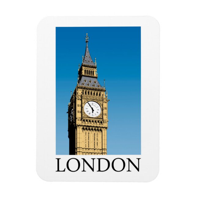 Magnet Flexible Tour Big Ben Horloge (Vertical)
