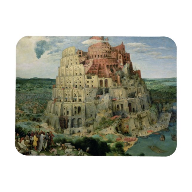 Magnet Flexible Tour de Babel, 1563 (huile sur panneau) (Horizontal)