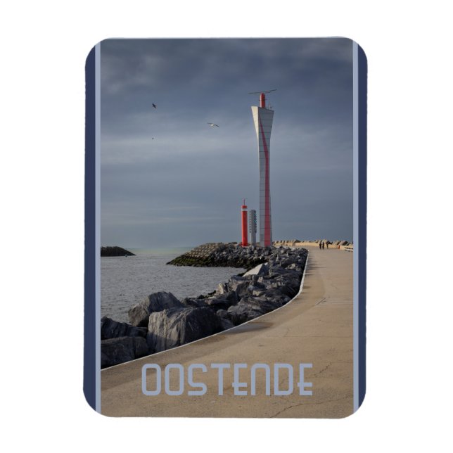 Magnet Flexible Tour radar, Oostende Habour, Belgique (Vertical)