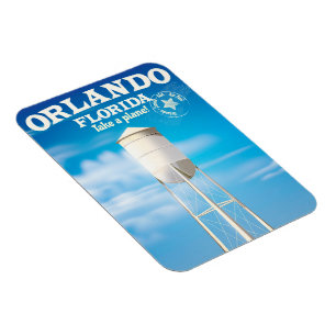 Magnet Flexible Tourisme à Orlando, Floride, tour d'eau.