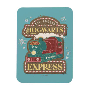 Magnet Flexible Tous à bord de HOGWARTS™ Express Noël Cookie
