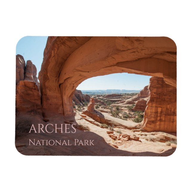 Magnet Flexible Tower Arch, Arches National Park, Utah Postcard (Horizontal)