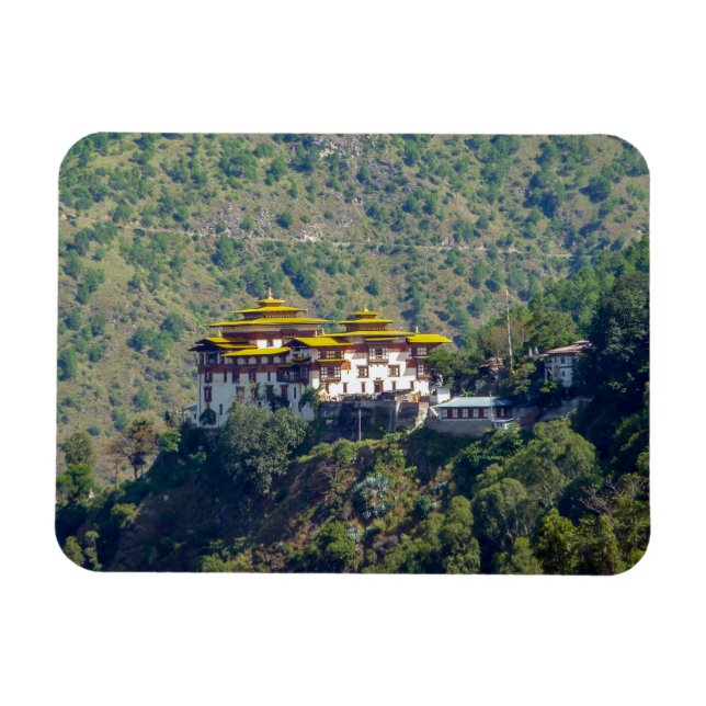 Magnet Flexible Trashigang Dzong - Est du Bhoutan (Horizontal)