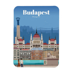 Magnet Flexible Travel Art Travel To Budapest