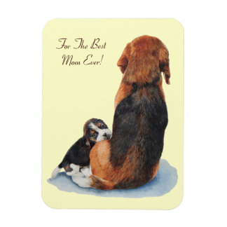 Magnet Flexible très mignon chiot beagle bouddin maman