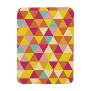 Magnet Flexible Triangles polychromes en forme géométrique