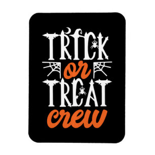 Magnet Flexible Trick Ou Treat Crew Funny mignon Lune Araignée