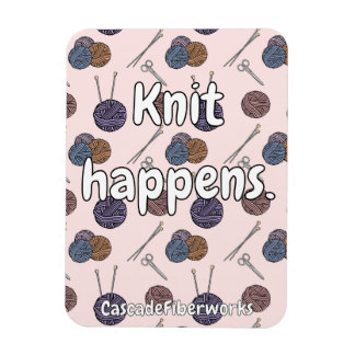 Magnet Flexible tricot se passe tricot blague avec fil skein