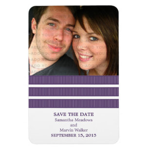 Magnet Flexible Triple Stripe Photo Enregistrer l'aimant de date,