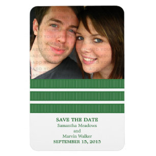 Magnet Flexible Triple Stripe Photo Enregistrer l'aimant de date,