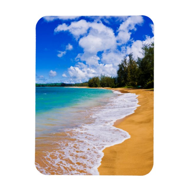 Magnet Flexible Tropical beach paradise (Vertical)