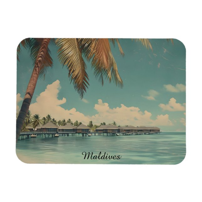 Magnet Flexible Tropical Maldives Paradise – Luxury Island Escape (Horizontal)