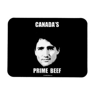 Magnet Flexible Trudeau - Le boeuf premier du Canada -.png