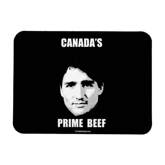 Magnet Flexible Trudeau - Le boeuf premier du Canada -.png (Horizontal)
