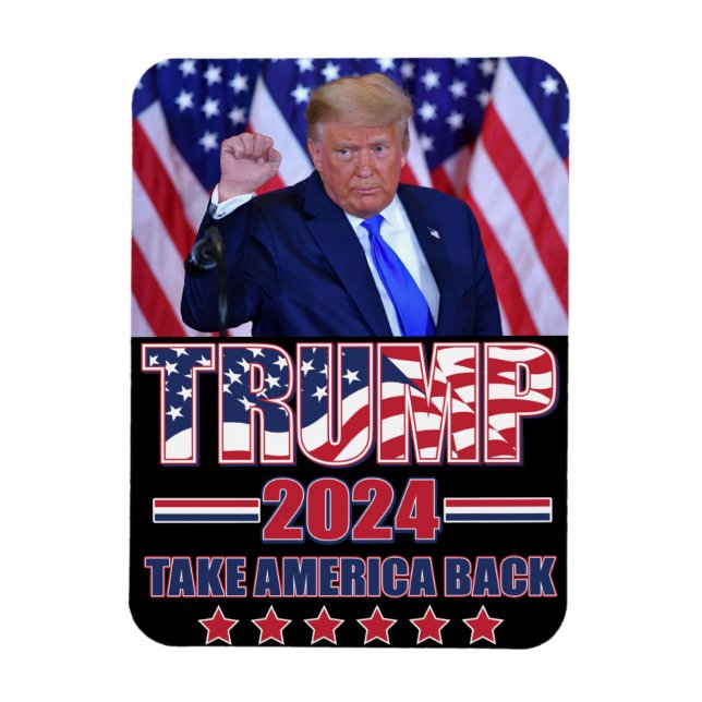 Magnet Flexible Trump 2020 fait revenir l'Amérique (Vertical)