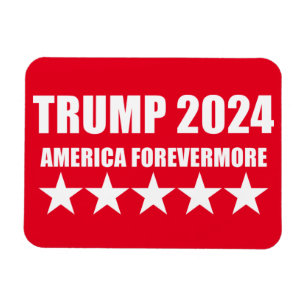 MAGNET FLEXIBLE TRUMP 2024 - L'AMÉRIQUE POUR TOUJOURS