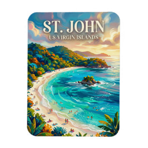 Magnet Flexible Trunk Bay Îles Vierges américaines