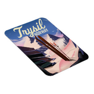 Magnet Flexible Trysil Norvège ski