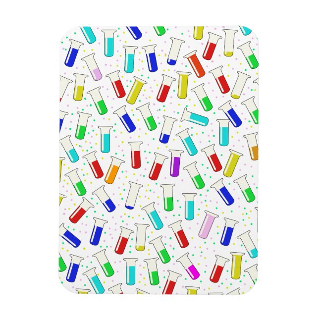 Magnet Flexible Tubes d'essai en verre de dessin (Vertical)