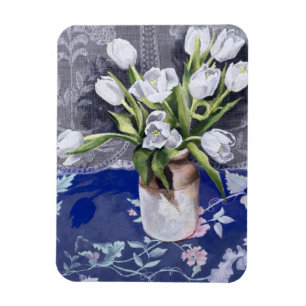 Magnet Flexible Tulipes blanches 1994